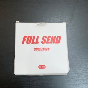 Full Send Shoe Laces (White)